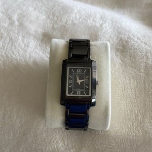 Isaac Mizrahi black ceramic watch